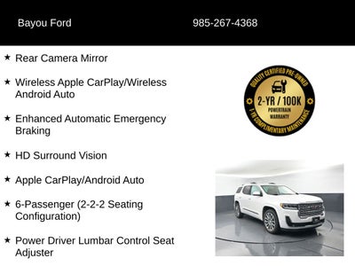 2023 GMC Acadia Denali