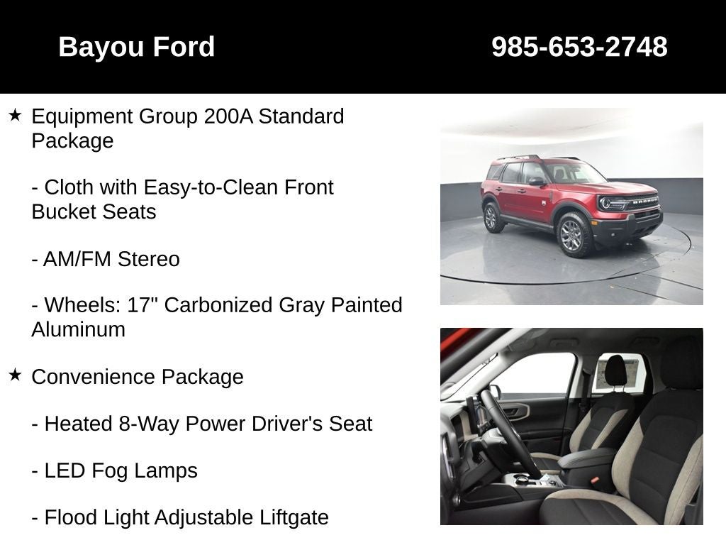 2026 Ford Bronco Sport Big Bend 200A