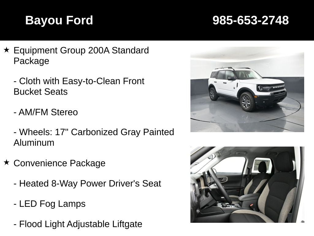 2026 Ford Bronco Sport Big Bend 200A