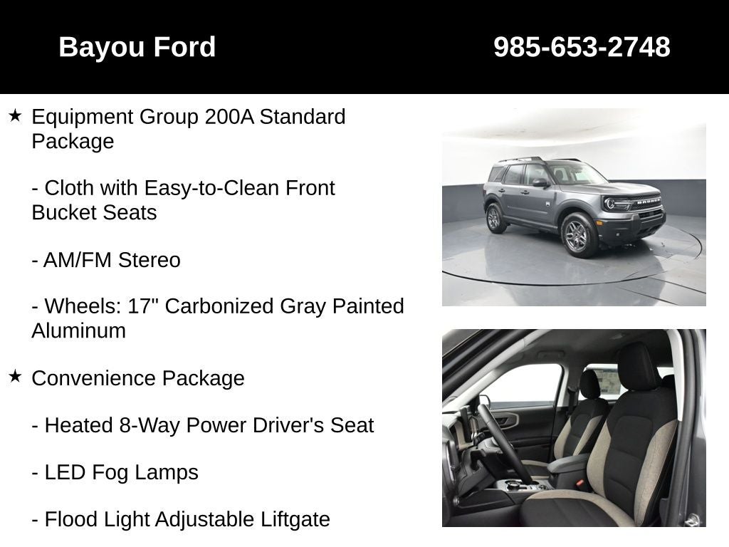 2026 Ford Bronco Sport Big Bend 200A