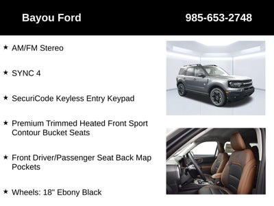 2026 Ford Bronco Sport Outer Banks 300A