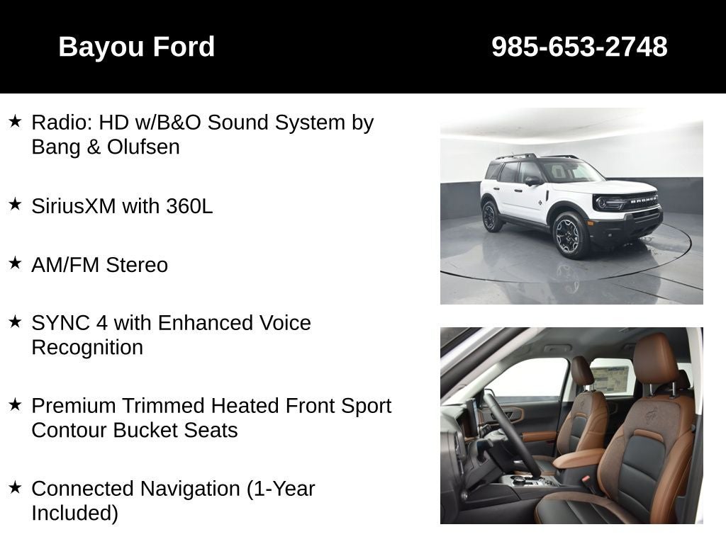 2026 Ford Bronco Sport Outer Banks 300A