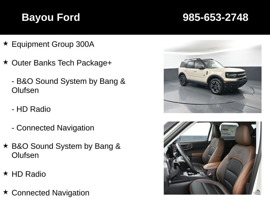 2025 Ford Bronco Sport Outer Banks 300A