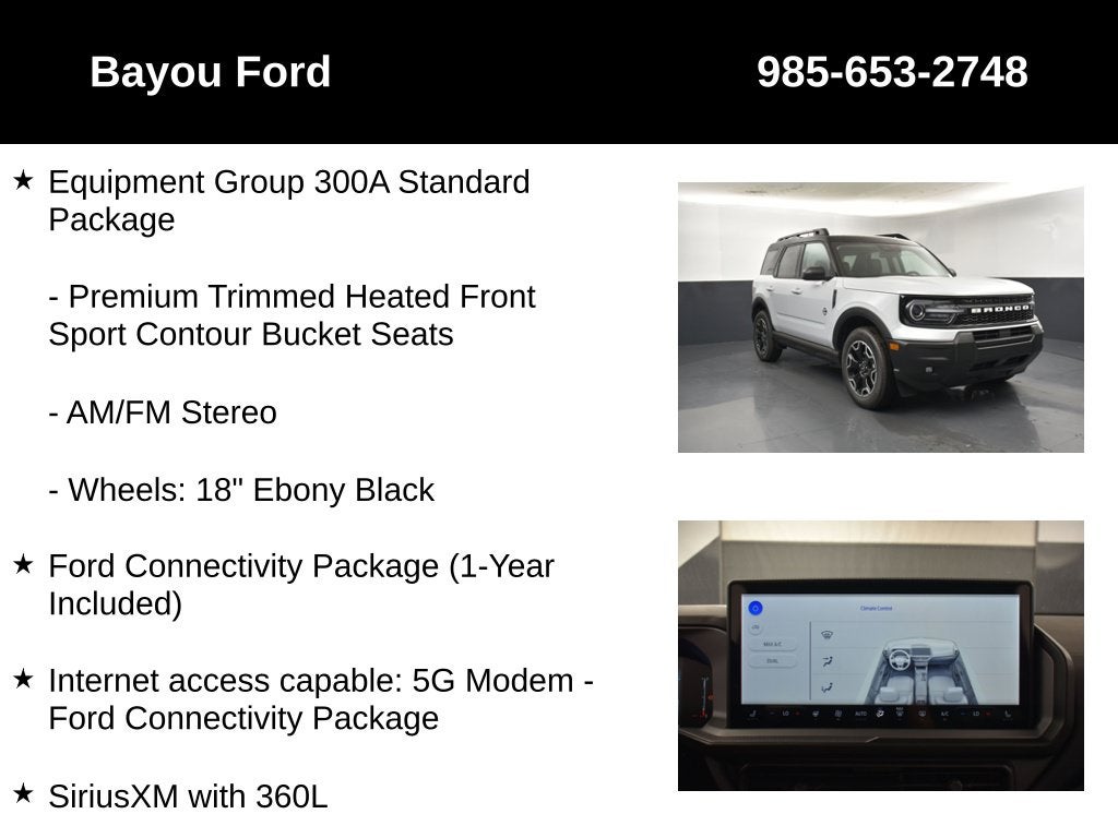 2026 Ford Bronco Sport Outer Banks