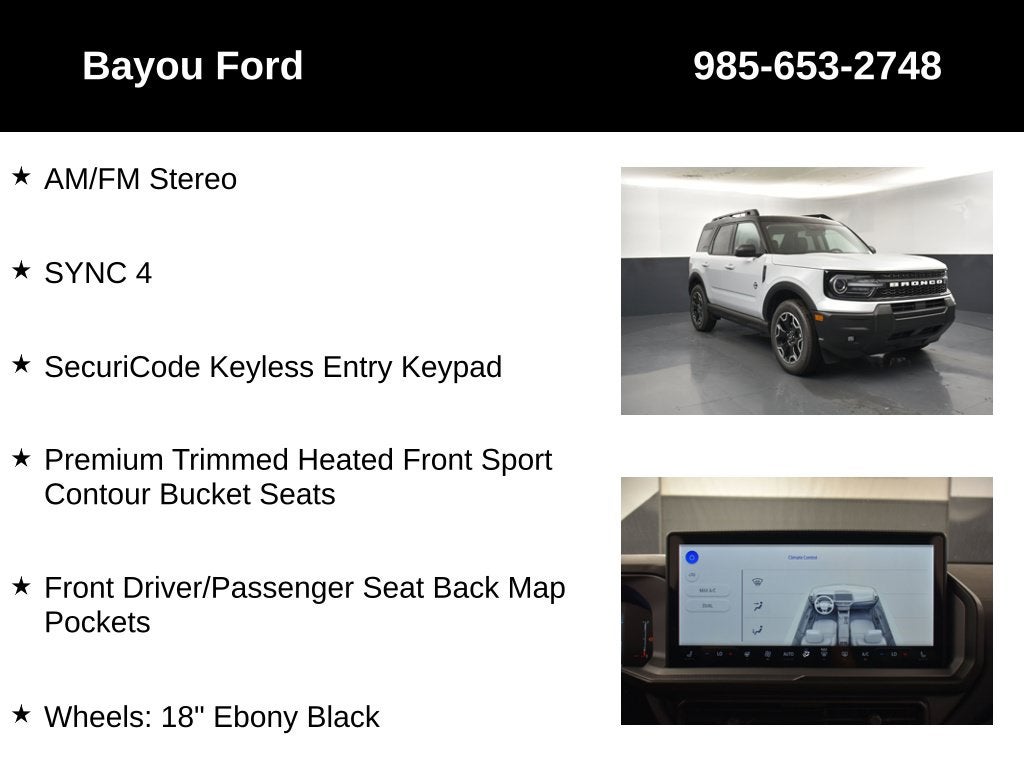 2026 Ford Bronco Sport Outer Banks