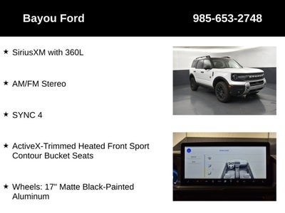 2026 Ford Bronco Sport Badlands 400A