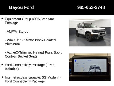 2026 Ford Bronco Sport Badlands 400A