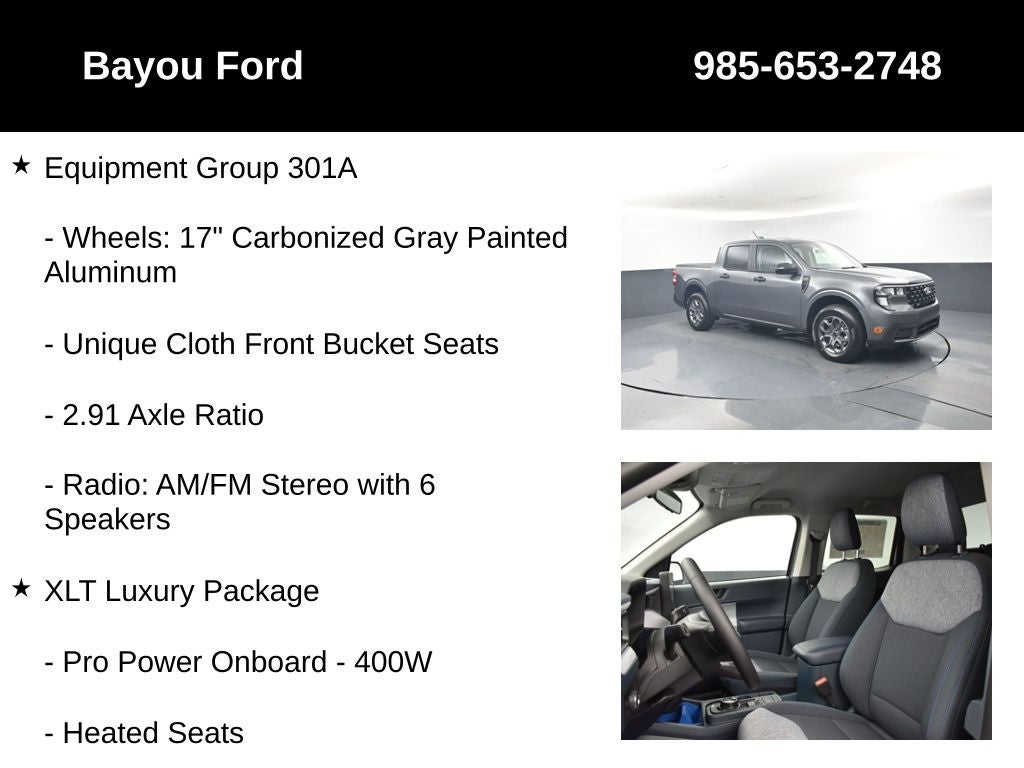 2026 Ford Maverick XLT 301A