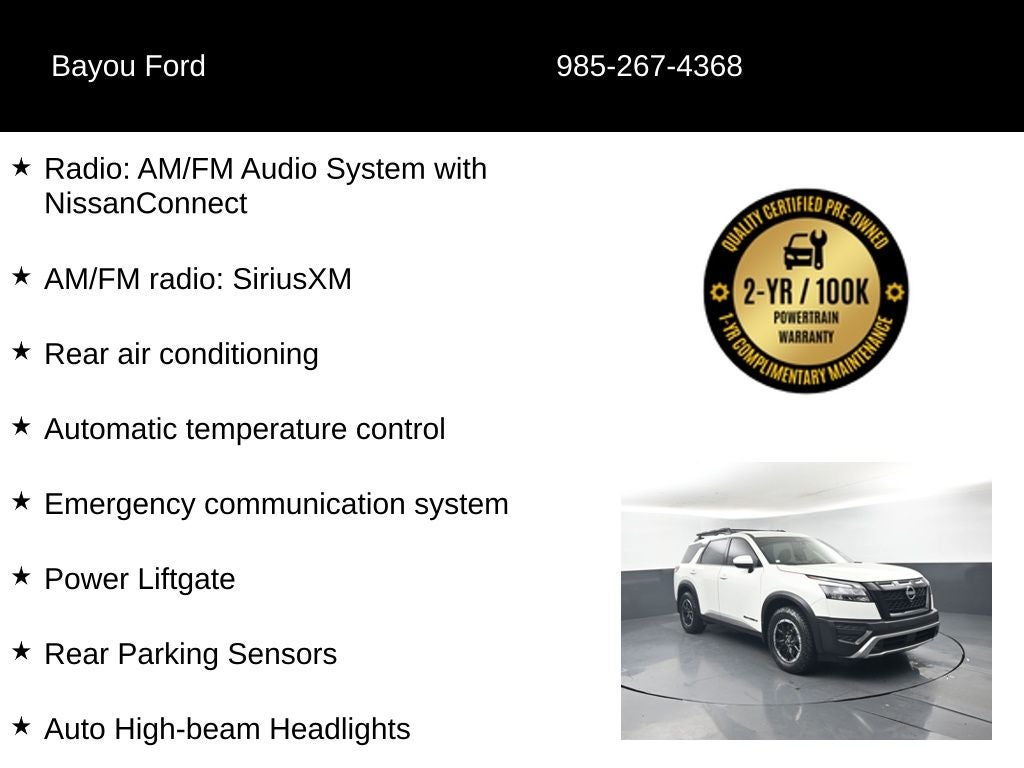 2025 Nissan Pathfinder Rock Creek